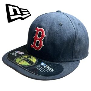 New Era Boston Red Sox 59 Fifty Hat -‎ Size 7 1/2